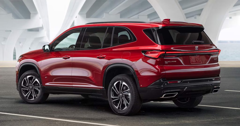2025 Buick Enclave Exterior in Red