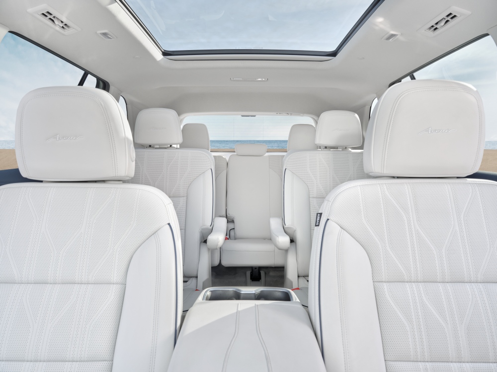 2026 Buick Enclave Avenir interior image showing three rows of seats