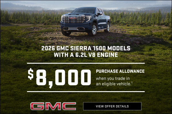 $8,000 PURCHASE ALLOWANCE when you trade in an eligible vehicle.2