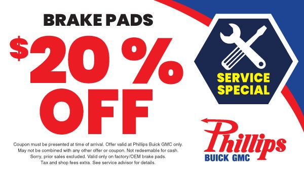 20% Off Brake Pads
