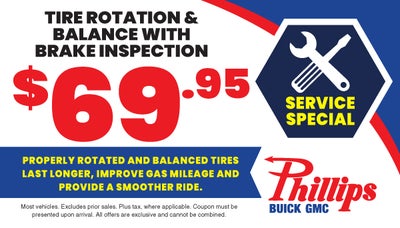 Tire Rotation & Balance With Brake Inspection