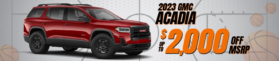2023 GMC Acadia - SAVE $2000 off MSRP