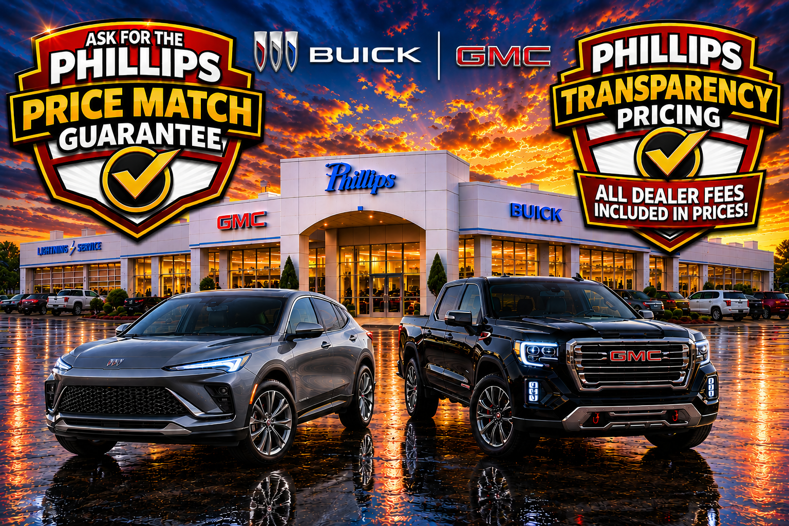 Ask for the Phillips Price Match Guarantee