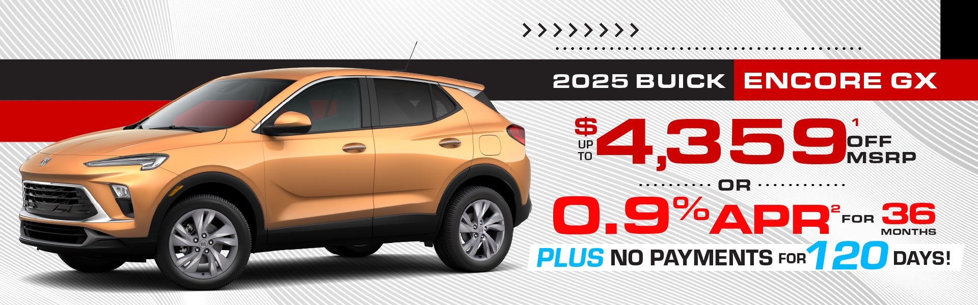 2025 Buick Encore GX - up to $4359 off MSRP or 0.9% APR