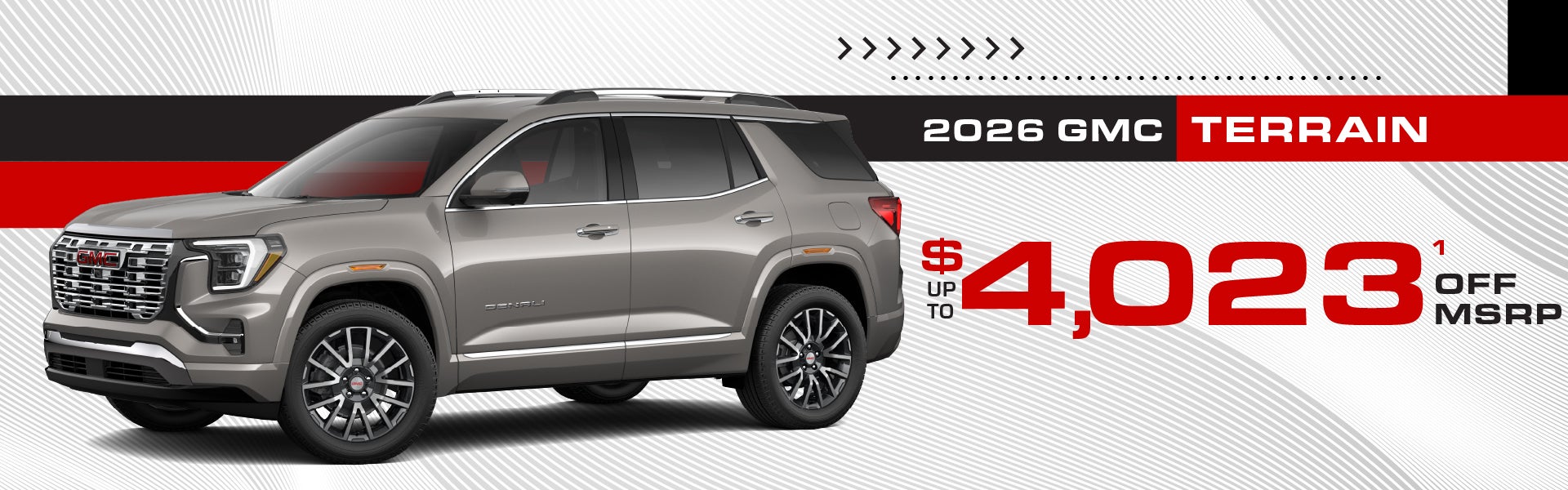 2026 GMC Terrain - up to $4023 off MSRP
