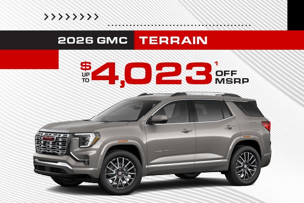 2026 GMC Terrain - up to $4023 off MSRP