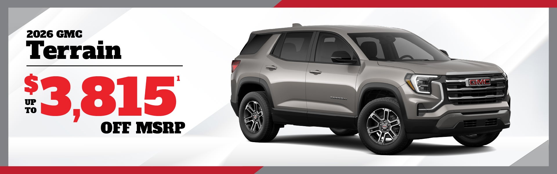 2026 GMC Terrain - up to $3815 off MSRP