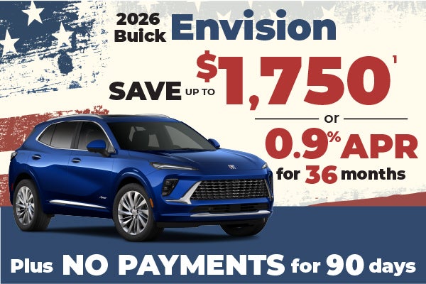 2026 Buick Envision - up to $1750 off MSRP or 0.9% APR