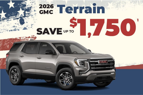 2026 GMC Terrain - up to $1750 off MSRP