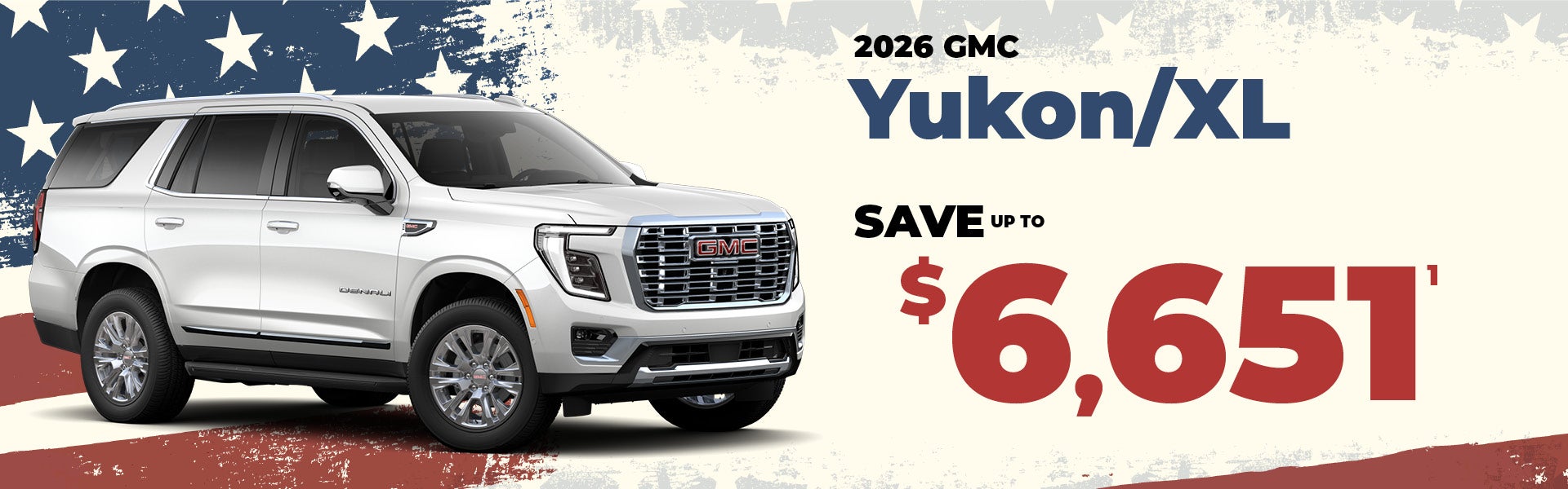 2026 GMC Yukon - up to $6651 off MSRP