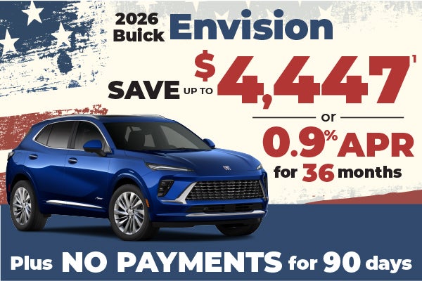 2026 Buick Envision - up to $4447 off MSRP or 0.9% APR
