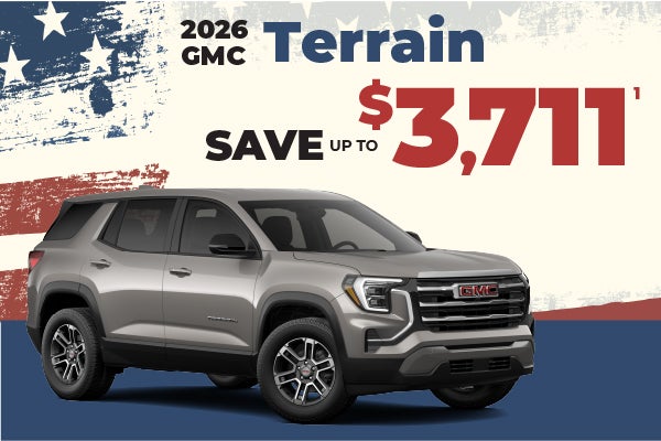 2026 GMC Terrain - up to $3711 off MSRP