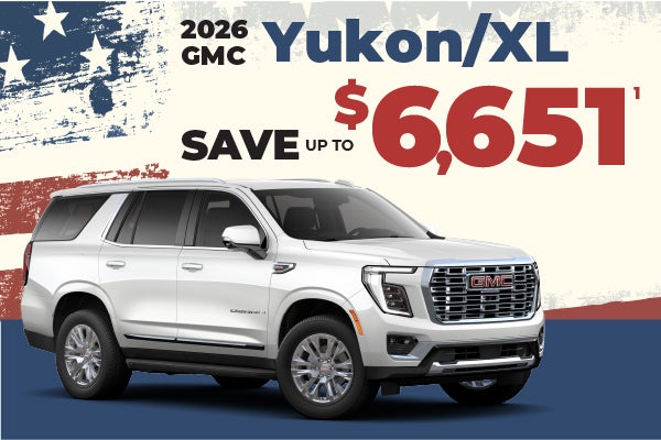 2026 GMC Yukon - up to $6651 off MSRP