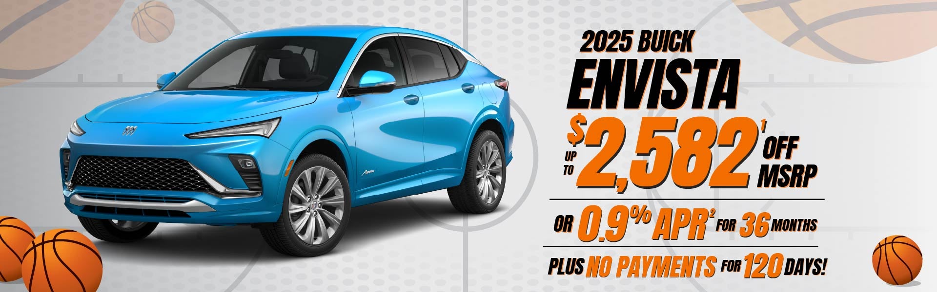 2025 Buick Envista - up to $2582 off or 0.9% APR for 36 mo