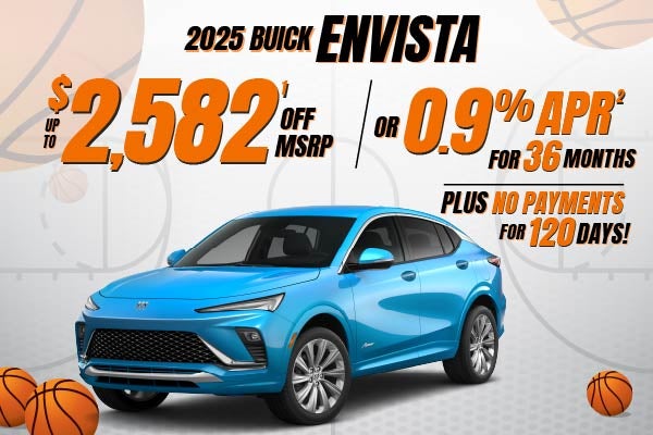 2025 Buick Envista - up to $2582 off or 0.9% APR for 36 mo