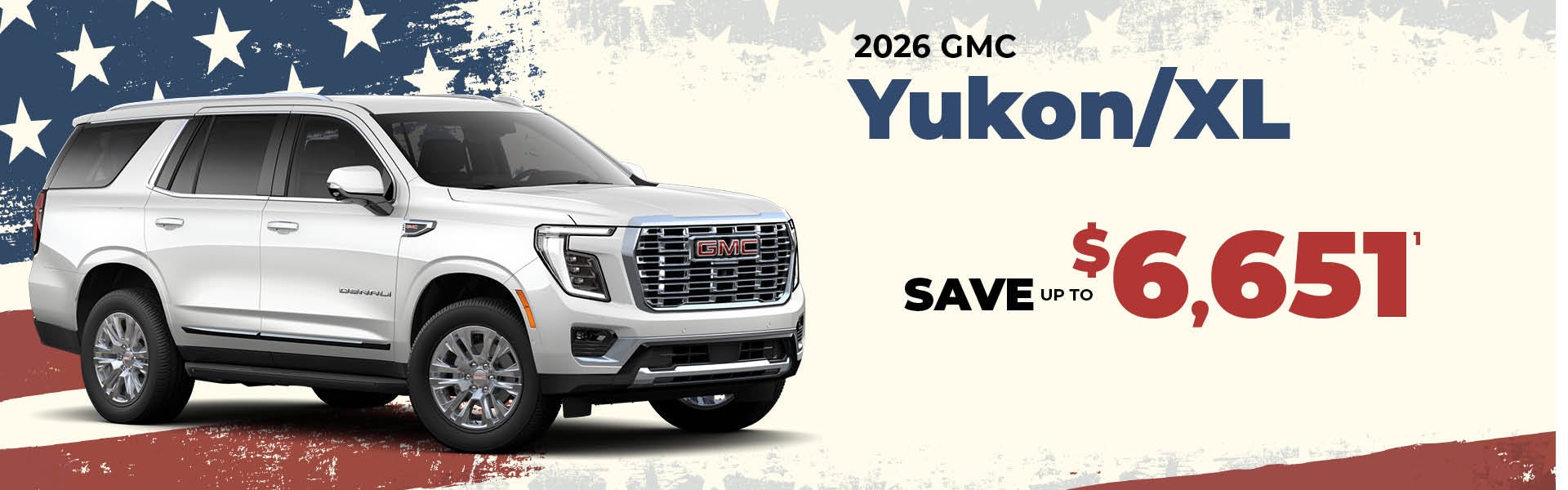 2026 GMC Yukon - up to $6651 off MSRP