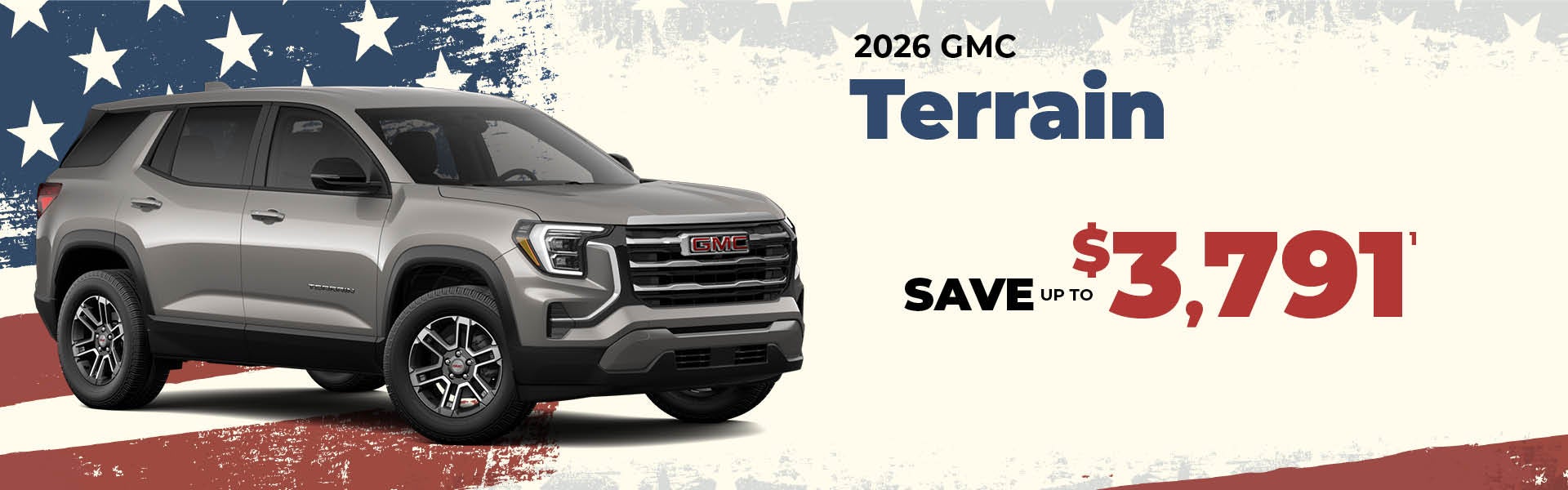 2026 GMC Terrain - up to $4045 off MSRP