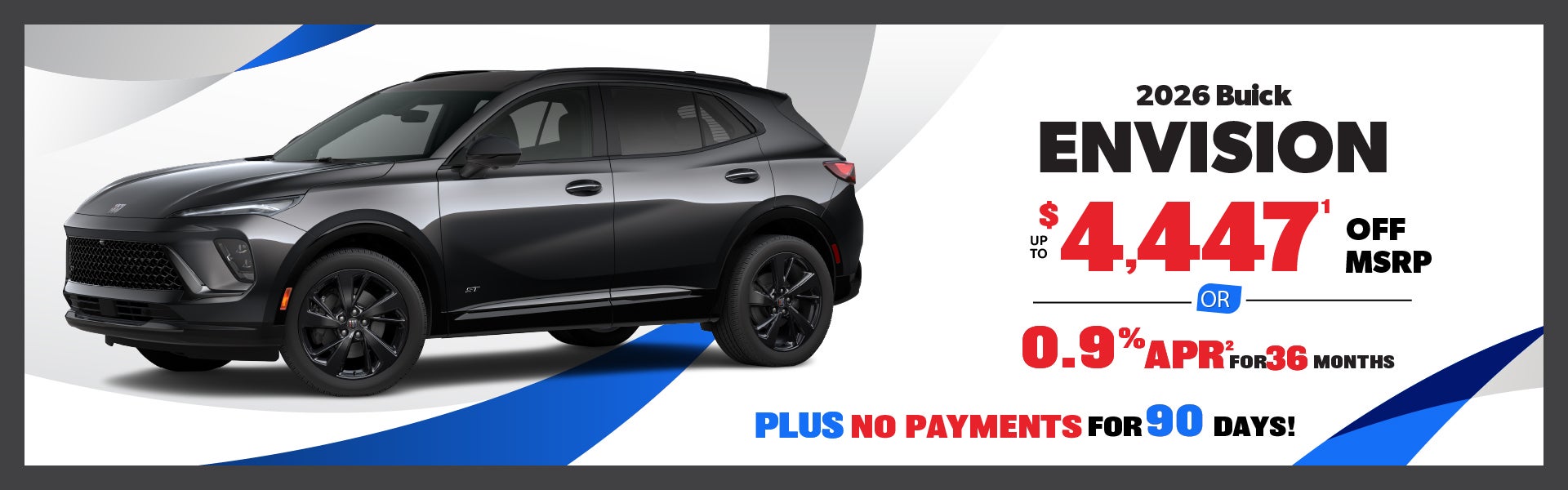 2026 Buick Envision - up to $4447 off MSRP or 0.9% APR