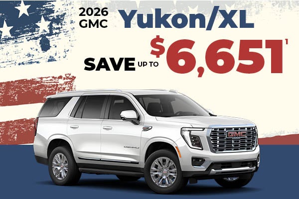 2026 GMC Yukon - up to $6651 off MSRP