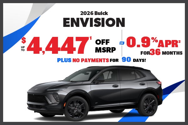 2026 Buick Envision - up to $4447 off MSRP or 0.9% APR