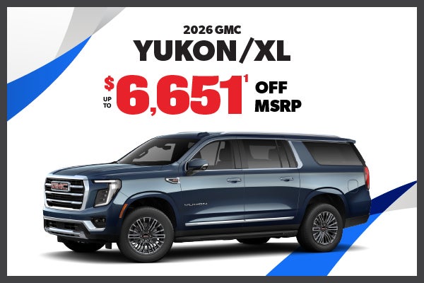 2026 GMC Yukon - up to $6651 off MSRP