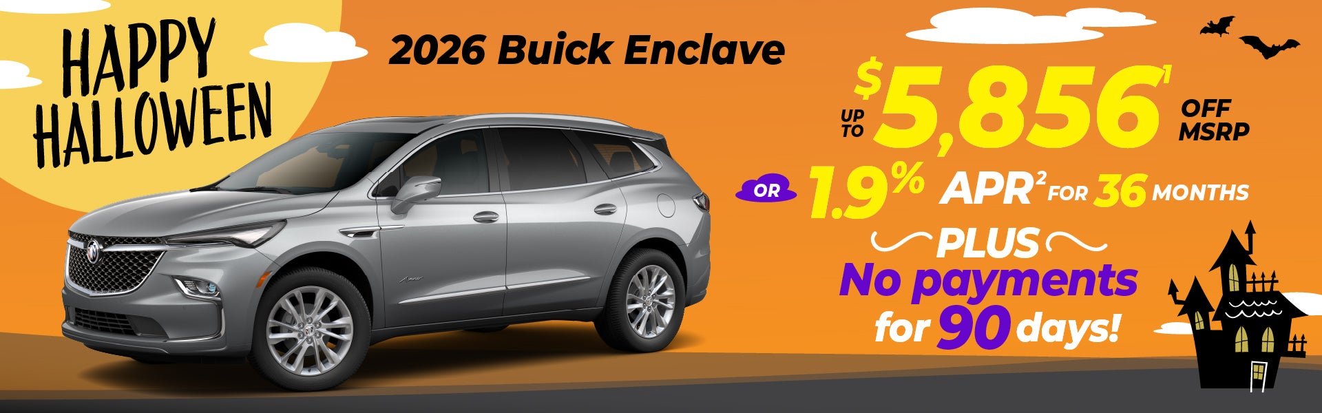 2026 Buick Enclave - up to $5856 off MSRP or 1.9% for 36mos