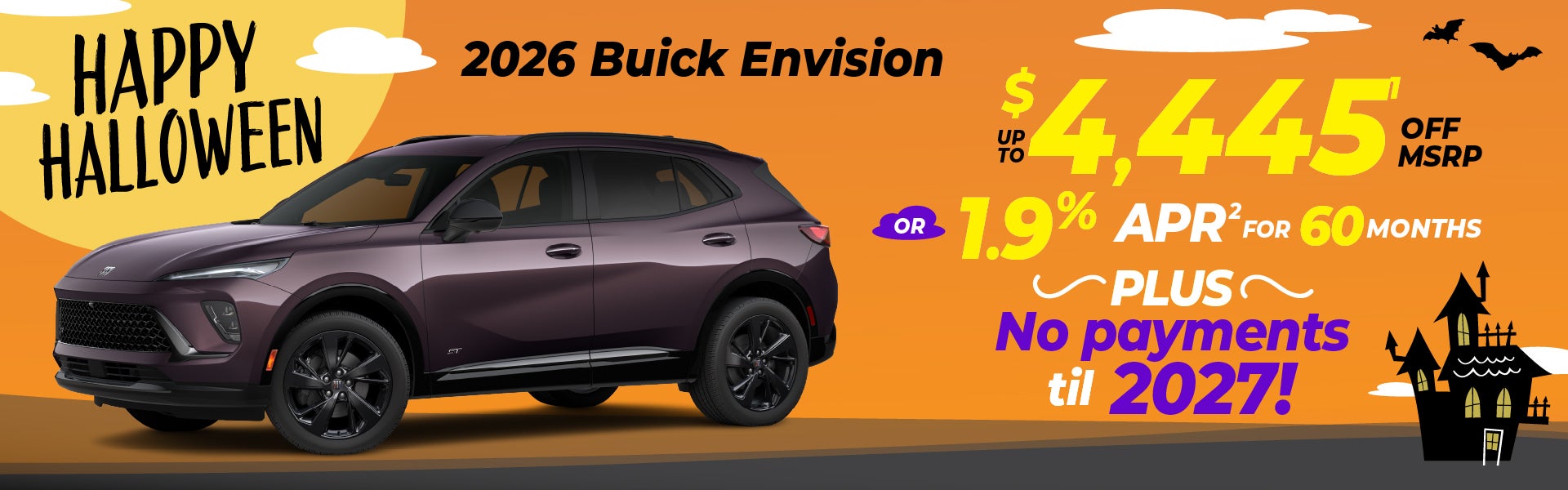 2026 Buick Envision - up to $4,445 off MSRP or 1.9% APR
