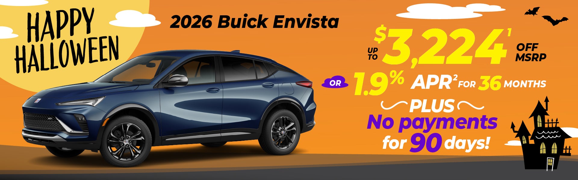 2026 Buick Envista - up to $3224 off MSRP or 1.9% for 36 mos
