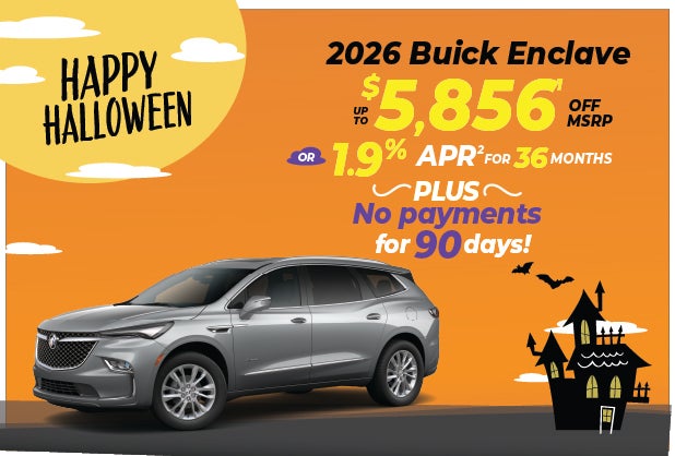 2026 Buick Enclave - up to $5856 off MSRP or 1.9% for 36mos
