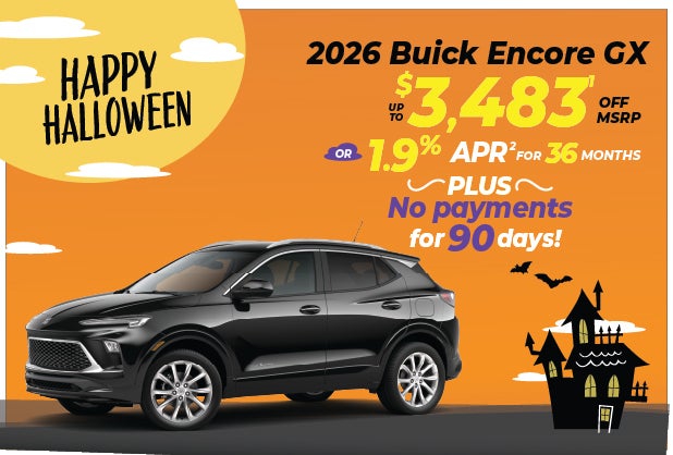 2026 Buick Encore GX - up to $3483 off MSRP or 1.9% for 36mo