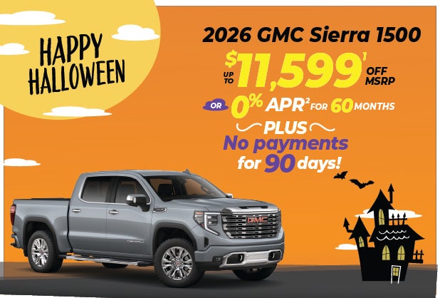 2026 GMC Sierra 1500 - up to $11,599 off MSRP or 0% for 60m
