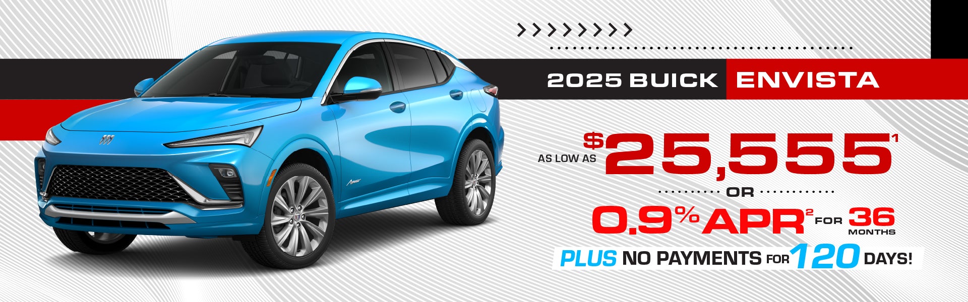 2025 Buick Envista - as low as $25,555 or 0.9% APR for 36 mo