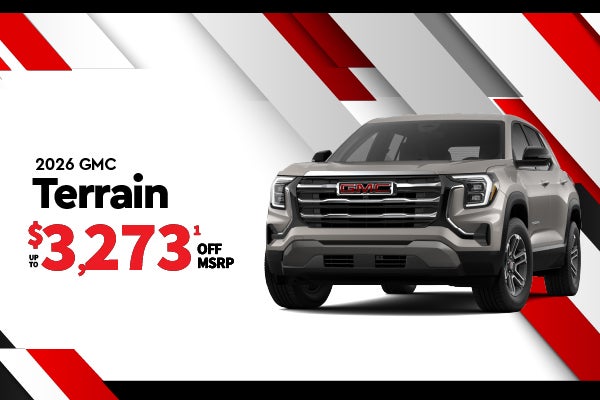 2026 GMC Terrain - up to $3273 off MSRP