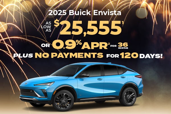 2025 Buick Envista - as low as $25,555 or 0.9% APR for 36 mo