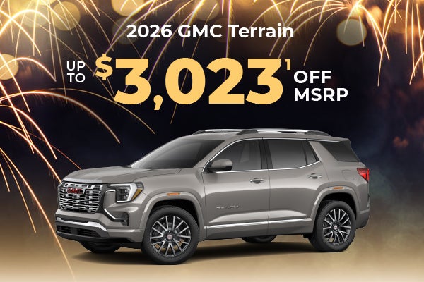 2026 GMC Terrain - up to $3023 off MSRP