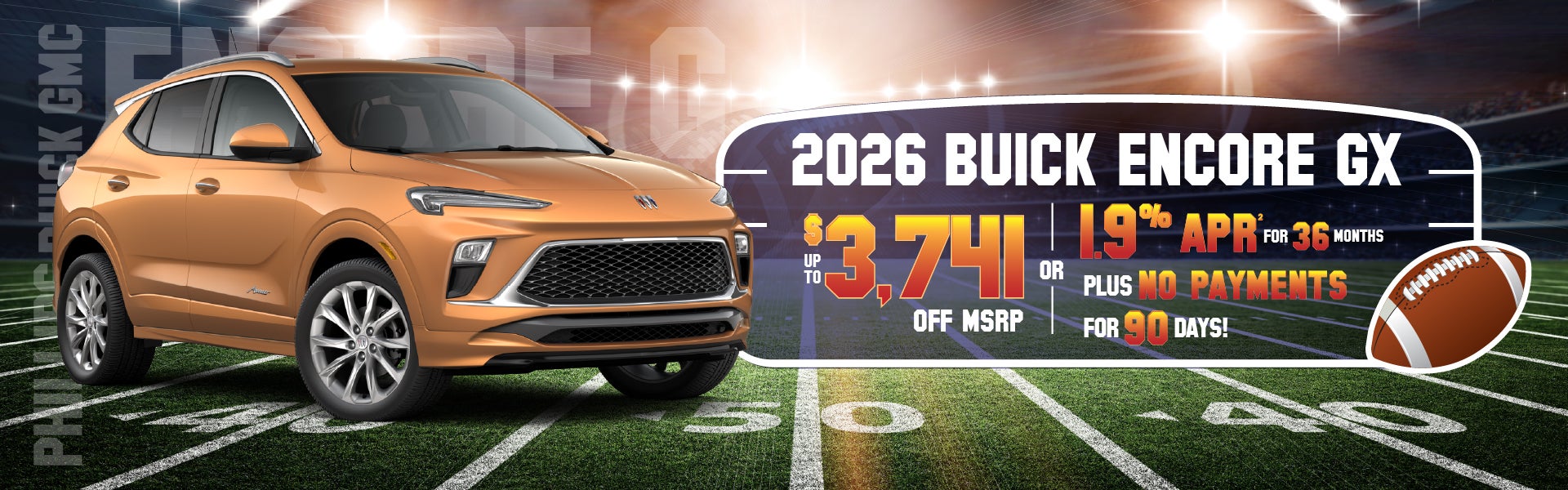 2026 Buick Encore GX - up to $3741 off MSRP or 1.9% for 36mo