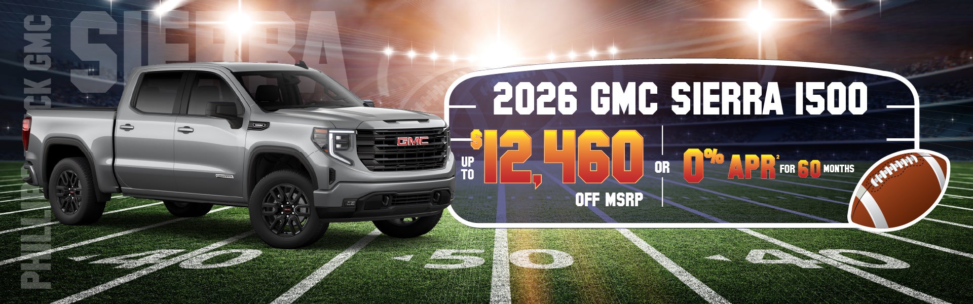 2026 GMC Sierra 1500 - up to $12,460 off MSRP or 0% for 60m