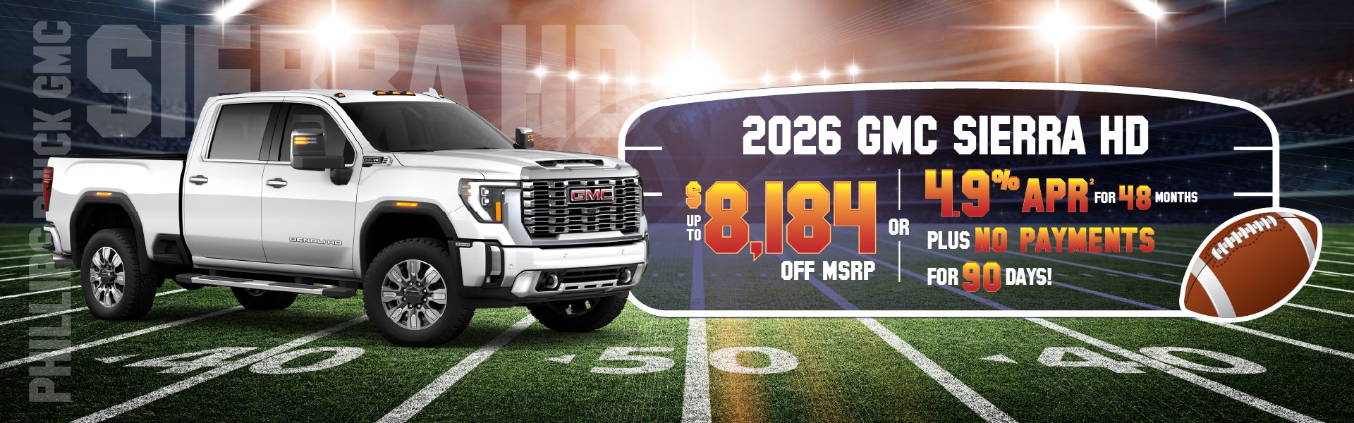 2026 GMC Sierra HD - up to $8184 off MSRP or 4.9% for 48mos