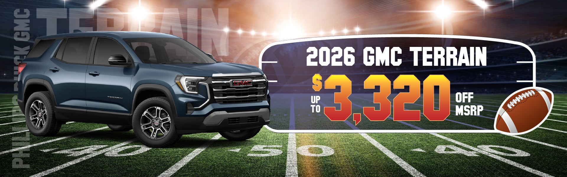 2026 GMC Terrain - up to $3320 off MSRP