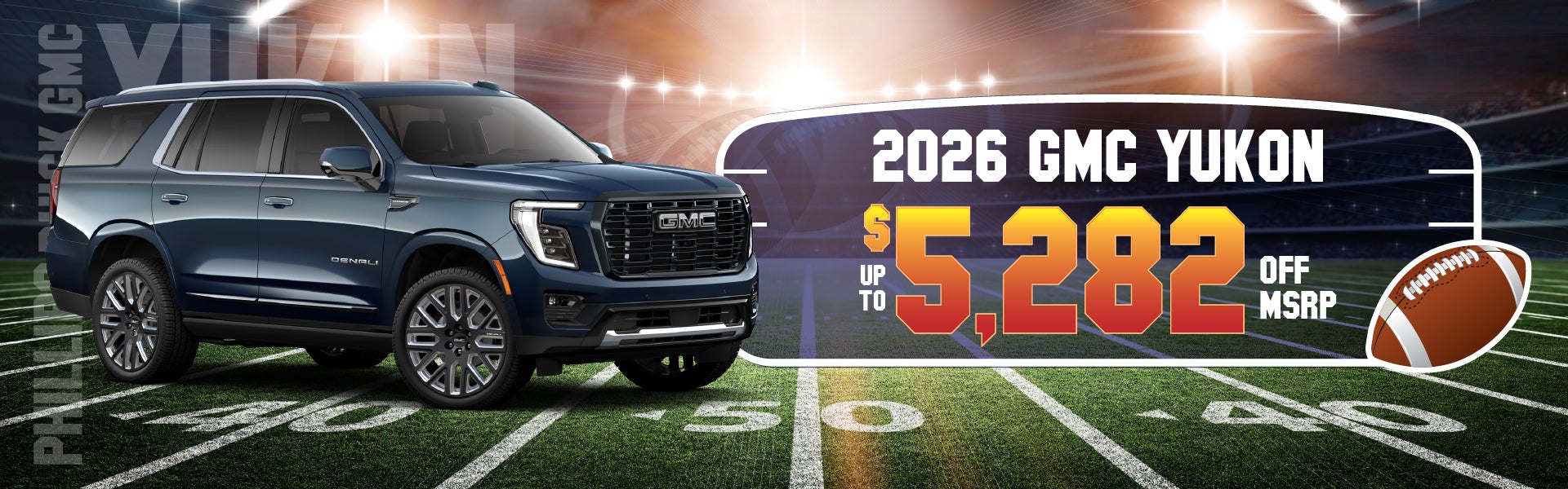 2026 GMC Yukon - save up to $5282 off MSRP