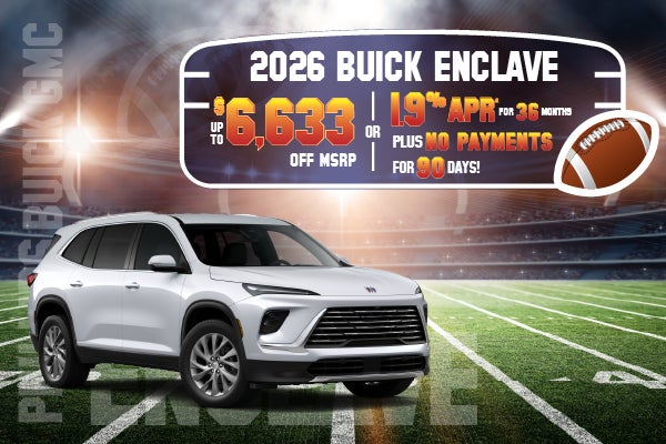 2026 Buick Enclave - up to $6,633 off MSRP or 1.9% for 36mos