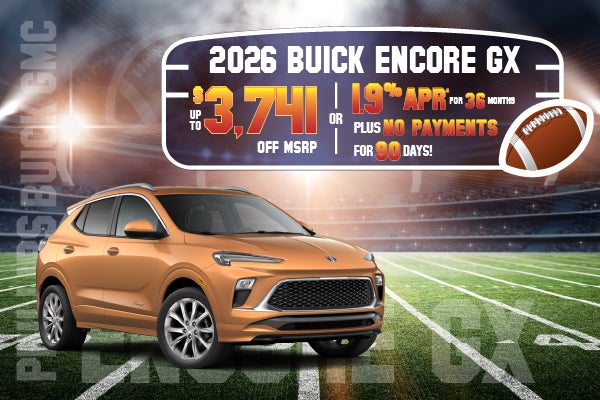 2026 Buick Encore GX - up to $3741 off MSRP or 1.9% for 36mo