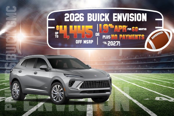 2026 Buick Envision - up to $4,445 off MSRP or 1.9% APR