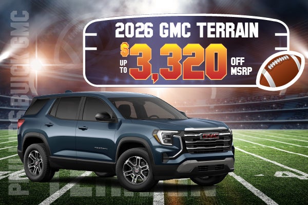 2026 GMC Terrain - up to $3320 off MSRP