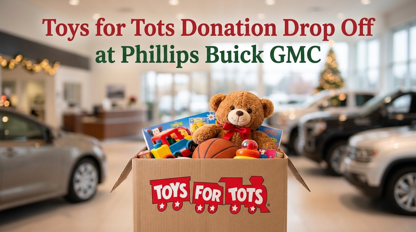 Toys for Tots Donation Drop Off at Phillips Buick GMC