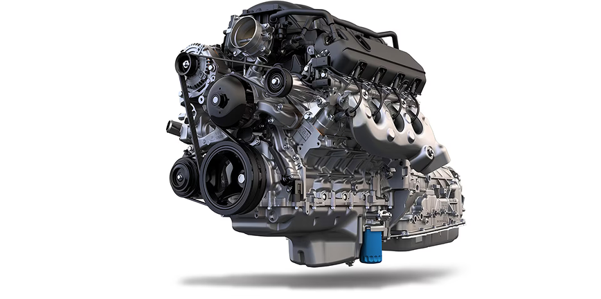 6.2L V8 engine shown on a white background