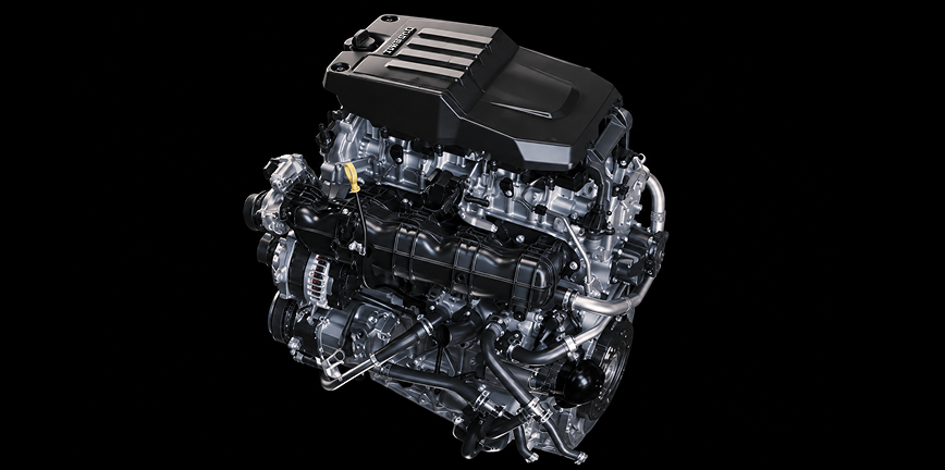 TurboMax engine shown on a black background