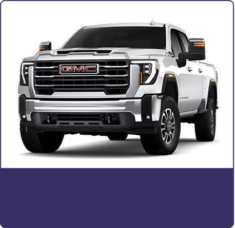 White 2026 GMC Sierra 2500 HD SLT shown from the front three-quarter angle