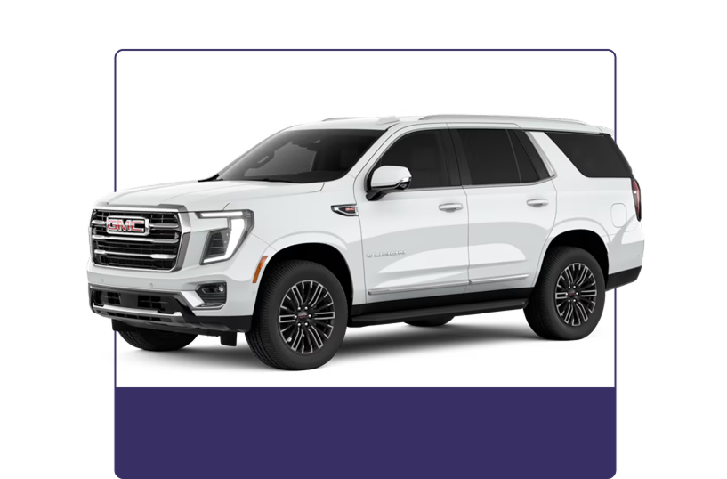 White 2027 GMC Yukon Elevation shown from the front three-quarter angle